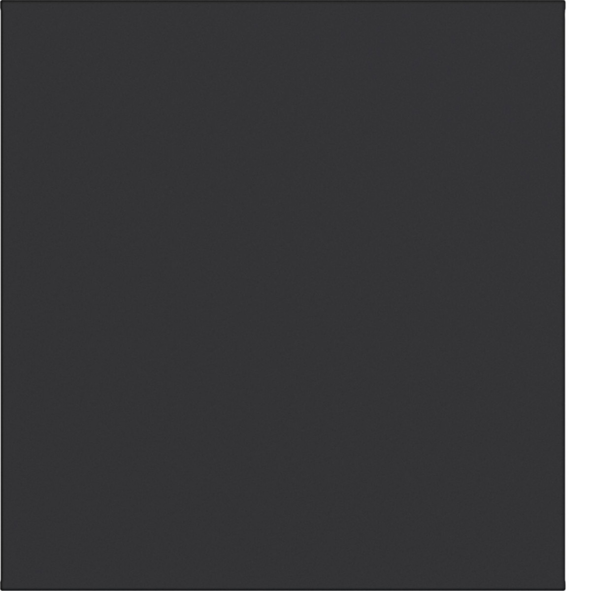 Hager A.x/C.x Afdekking KNX drukknop, 1-voudig, A.X/C.X, nachtzwart mat