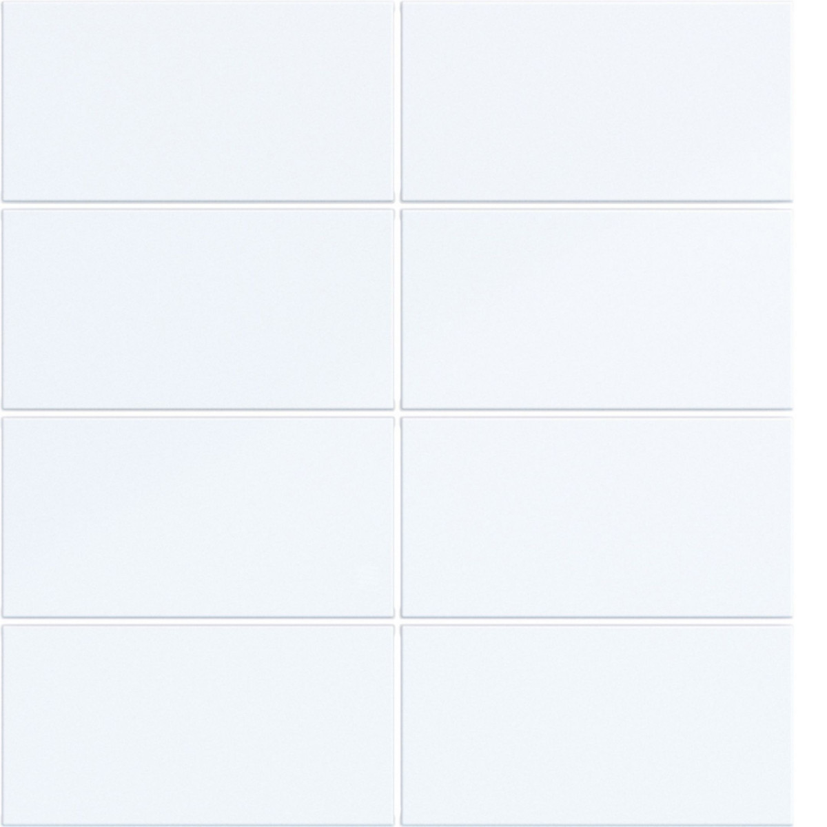 Hager A.x/C.x Afdekking KNX drukknop, 8-voudig, A.X/C.X, lichtwit mat