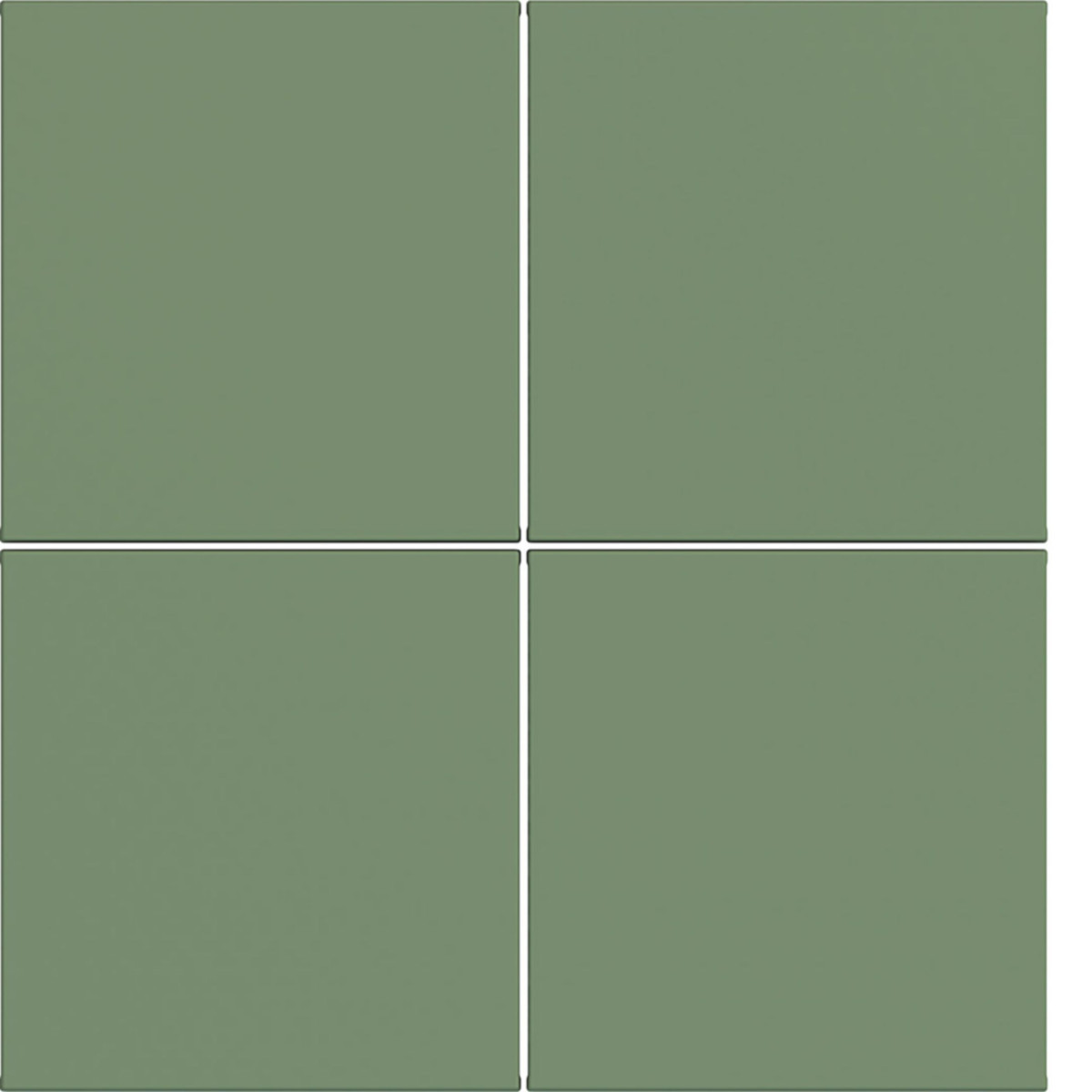 Hager A.x/C.x Afdekking KNX taster, 4-voudig, A.X/C.X, aloe, mat