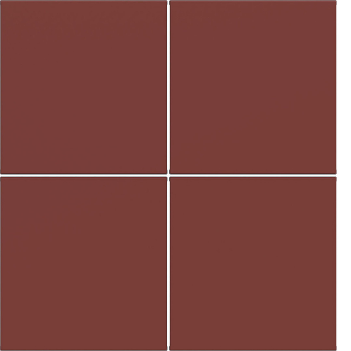 Hager A.x/C.x Afdekking KNX taster, 4-voudig, A.X/C.X, carmin, halfglanzend