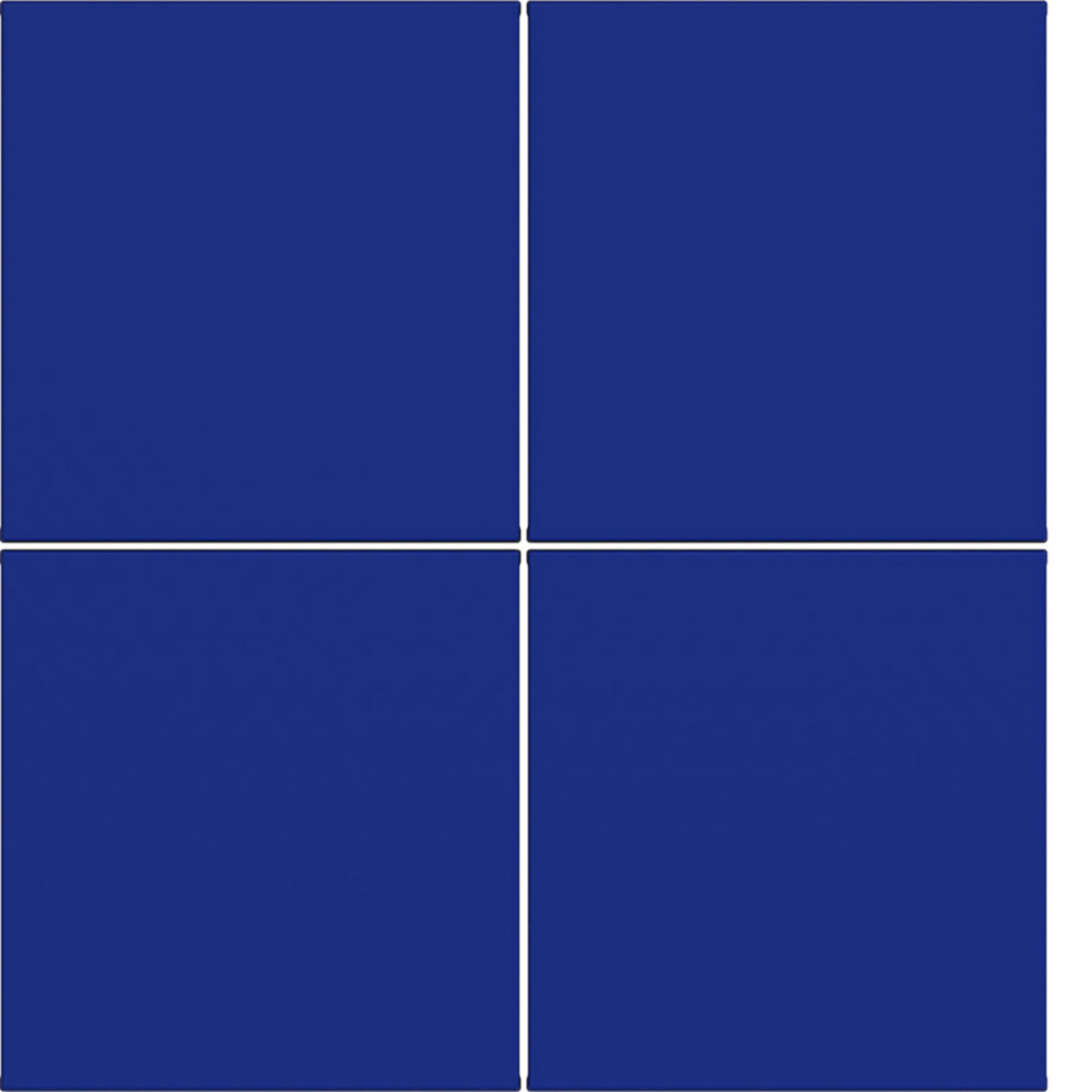 Hager A.x/C.x Afdekking KNX taster, 4-voudig, A.X/C.X, cobalt, mat