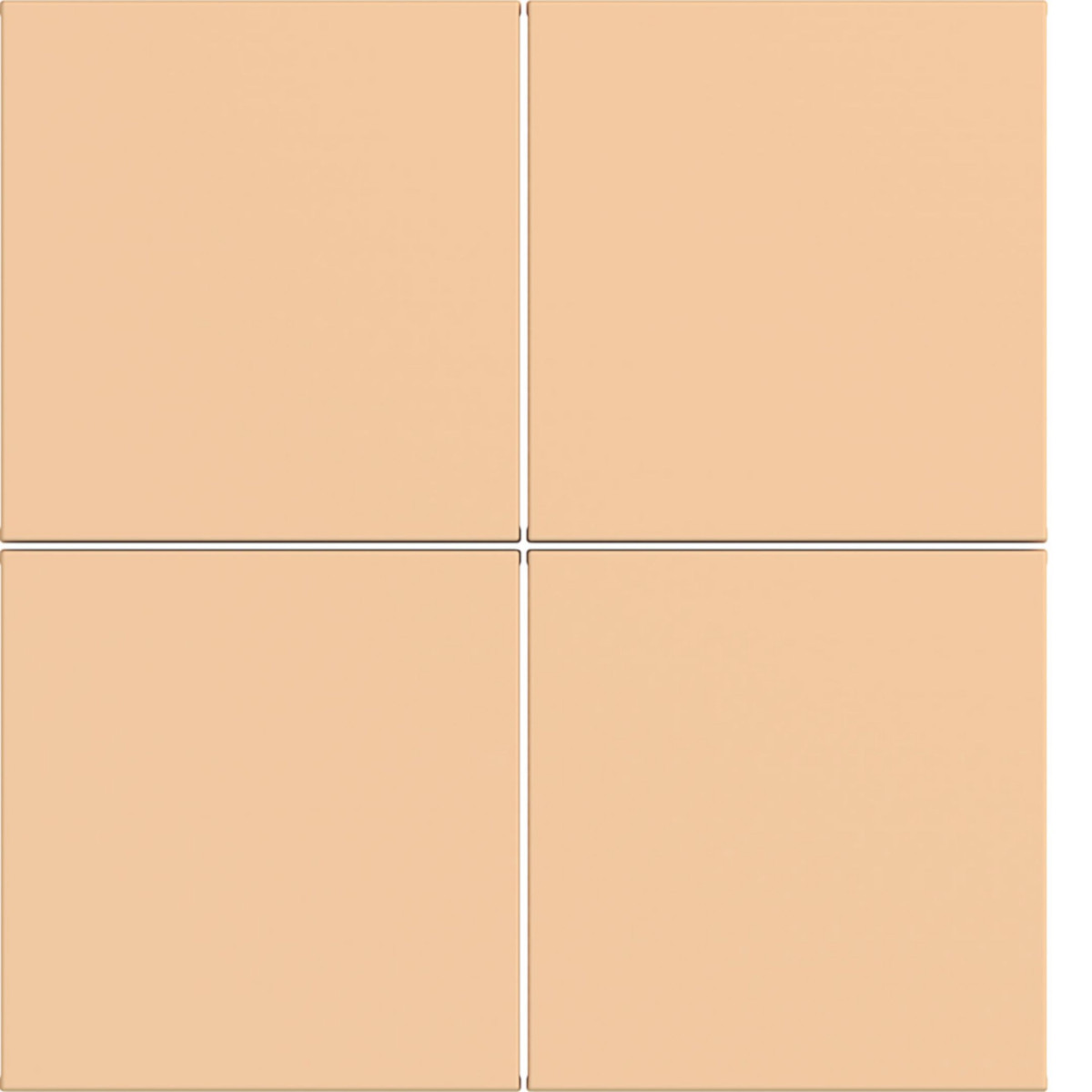 Hager A.x/C.x Afdekking KNX taster, 4-voudig, A.X/C.X, petal, mat