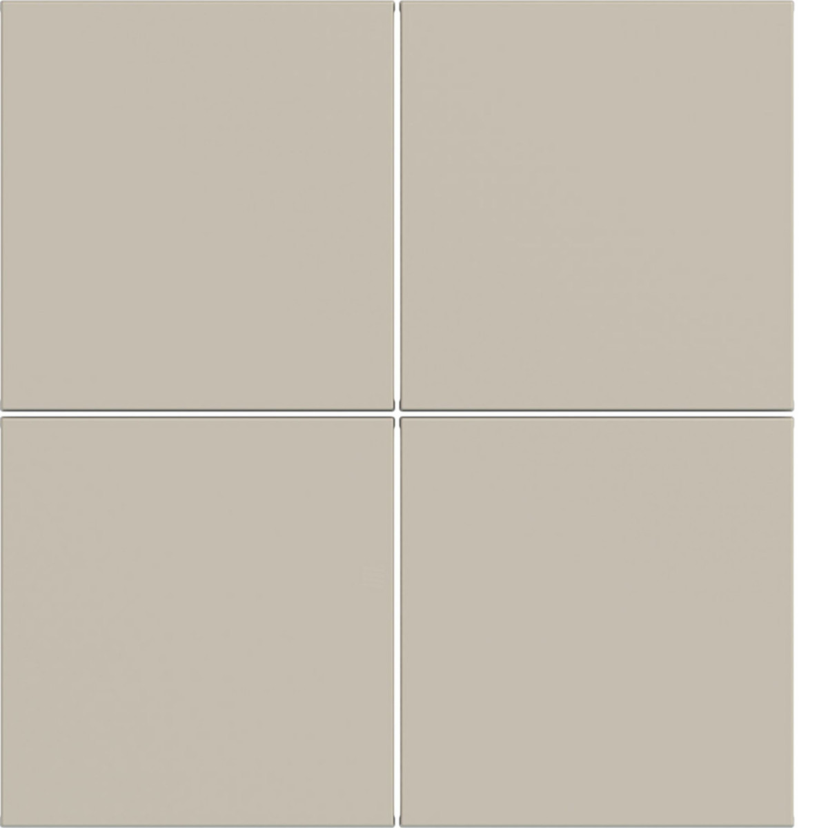 Hager A.x/C.x Afdekking KNX taster, 4-voudig, A.X/C.X, sand, mat
