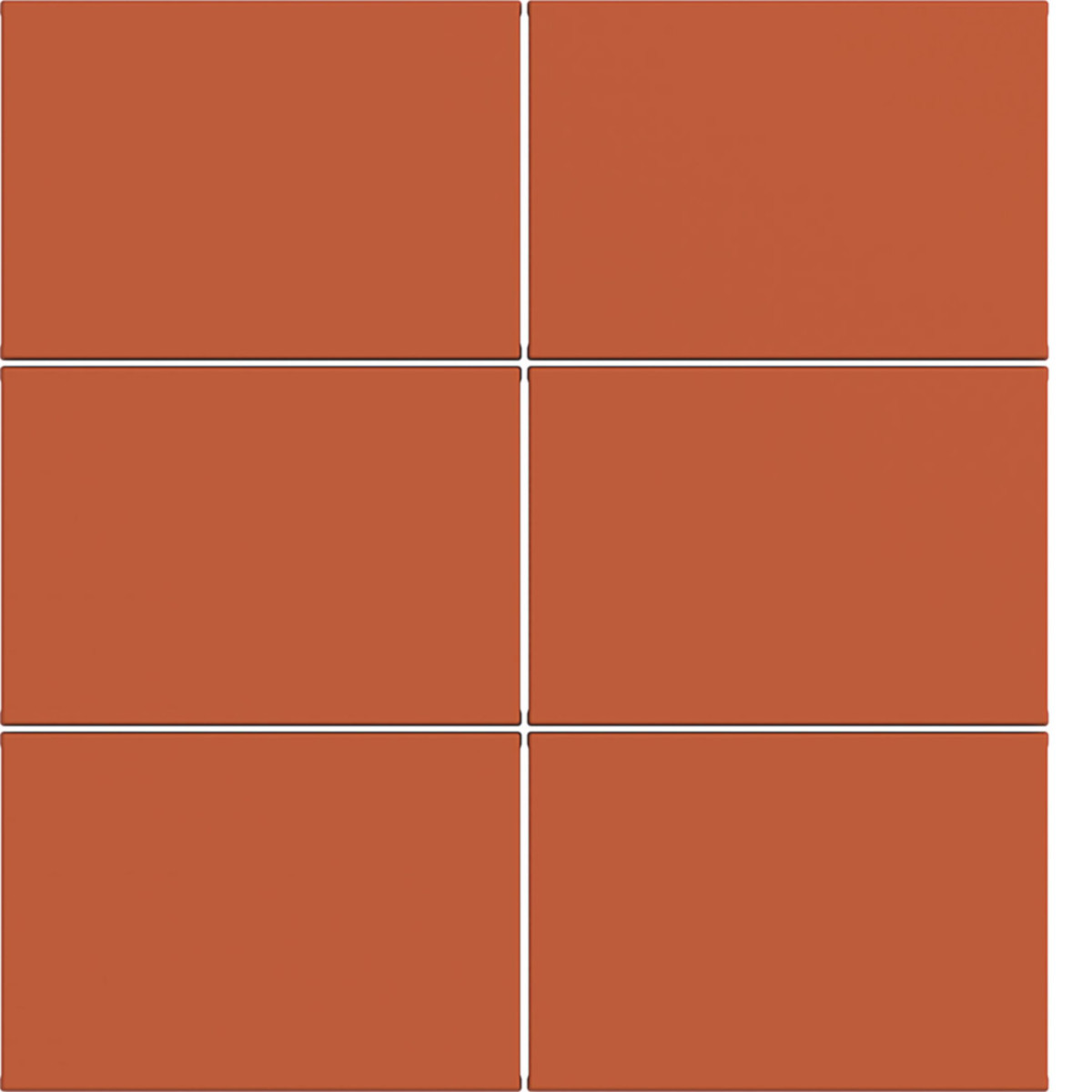 Hager A.x/C.x Afdekking KNX taster, 6-voudig, A.X/C.X, canyon, mat