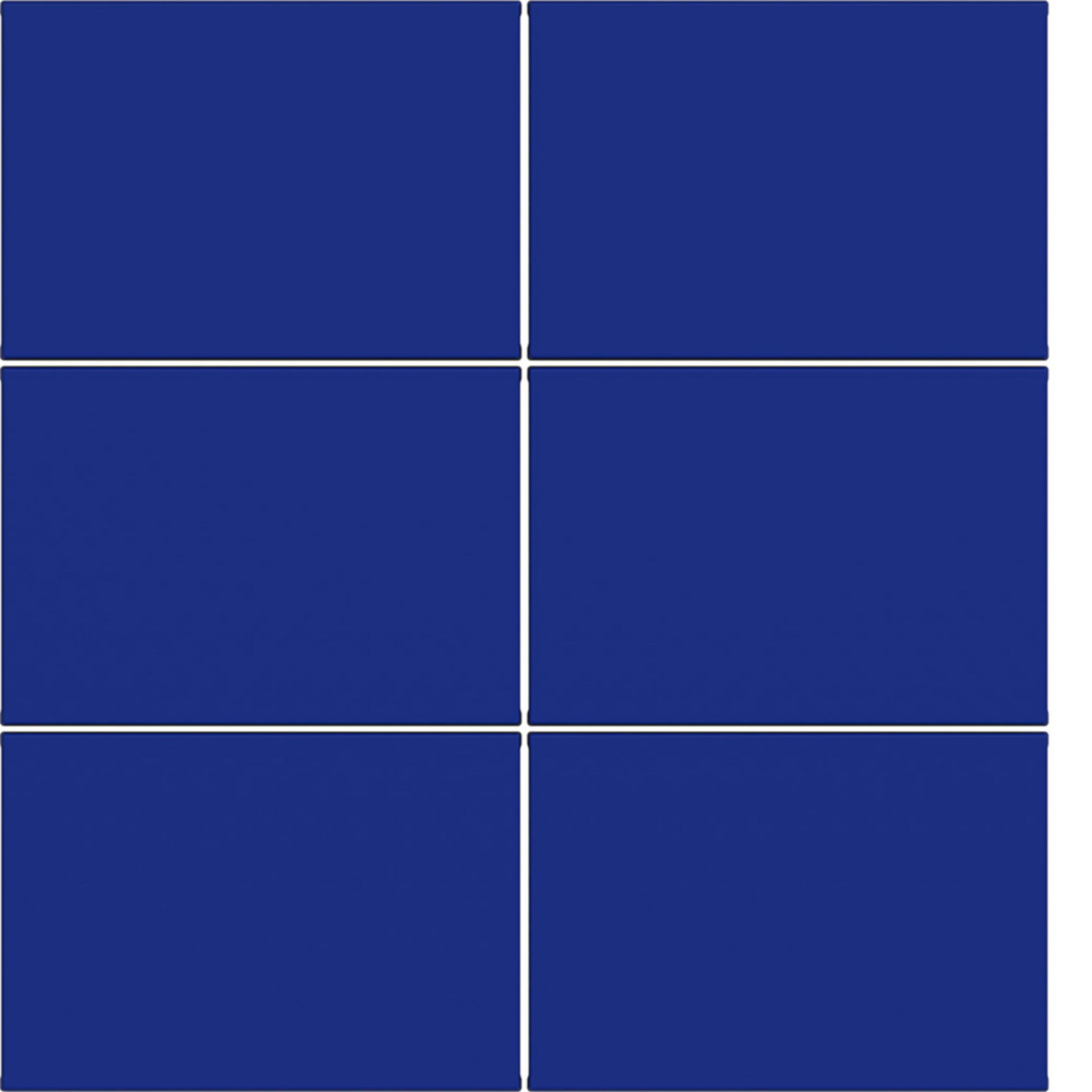 Hager A.x/C.x Afdekking KNX taster, 6-voudig, A.X/C.X, cobalt, mat