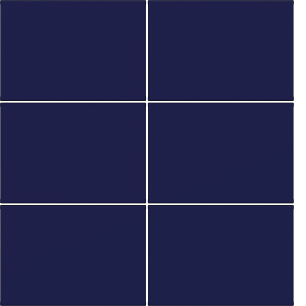 Hager A.x/C.x Afdekking KNX taster, 6-voudig, A.X/C.X, ocean, halfglanzend