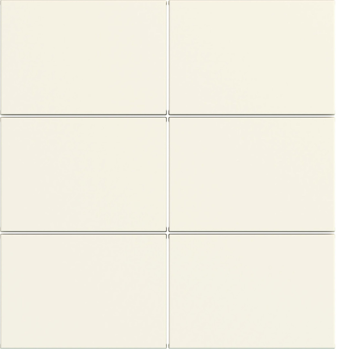 Hager A.x/C.x Afdekking KNX taster, 6-voudig, A.X/C.X, shell, mat