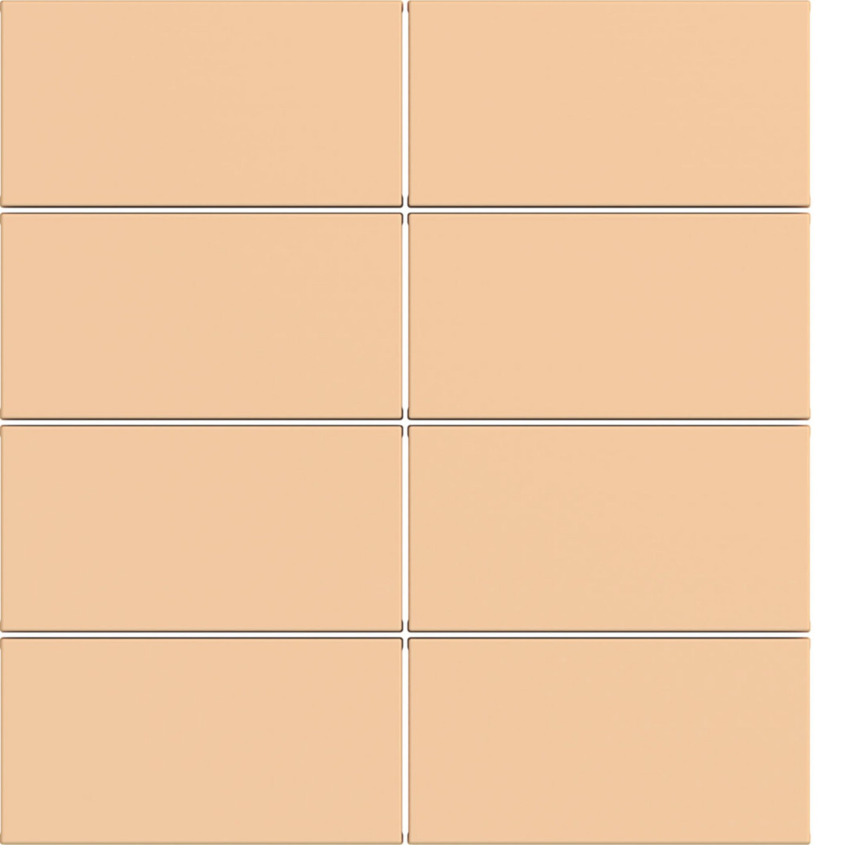 Hager A.x/C.x Afdekking KNX taster, 8-voudig, A.X/C.X, petal, mat