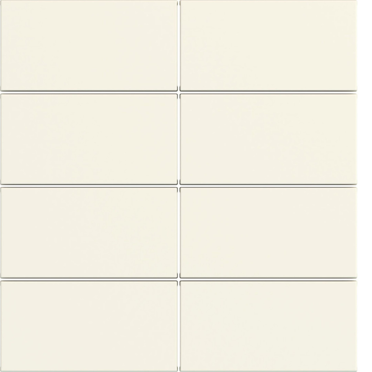 Hager A.x/C.x Afdekking KNX taster, 8-voudig, A.X/C.X, shell, mat