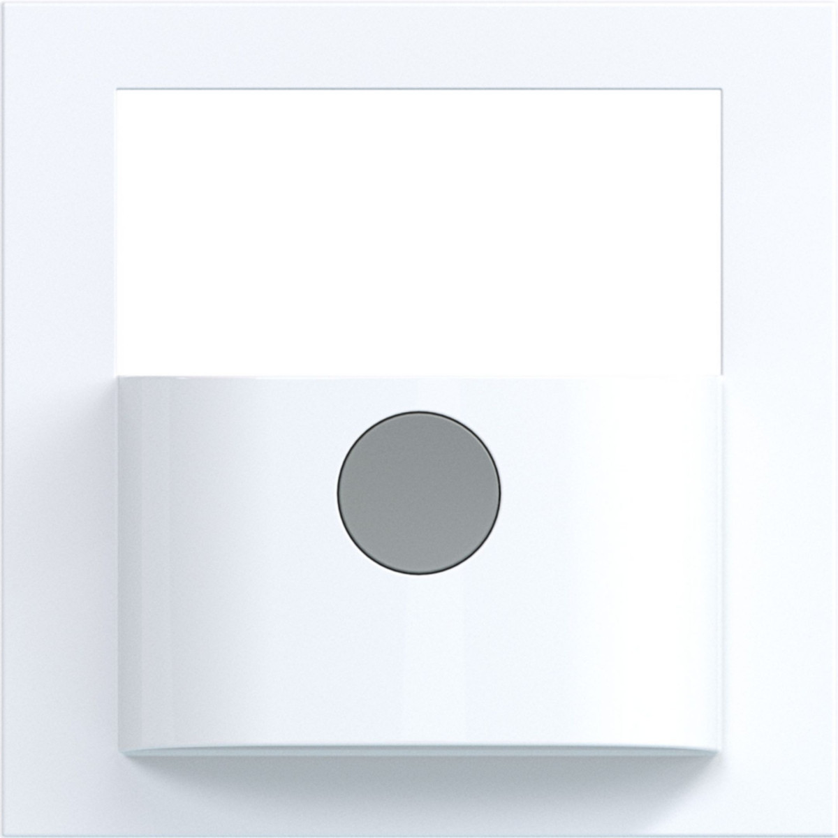 Hager A.x/C.x Afdekking Met knop voor bewegingsmelder, A.X/C.X lichtwit glanzend