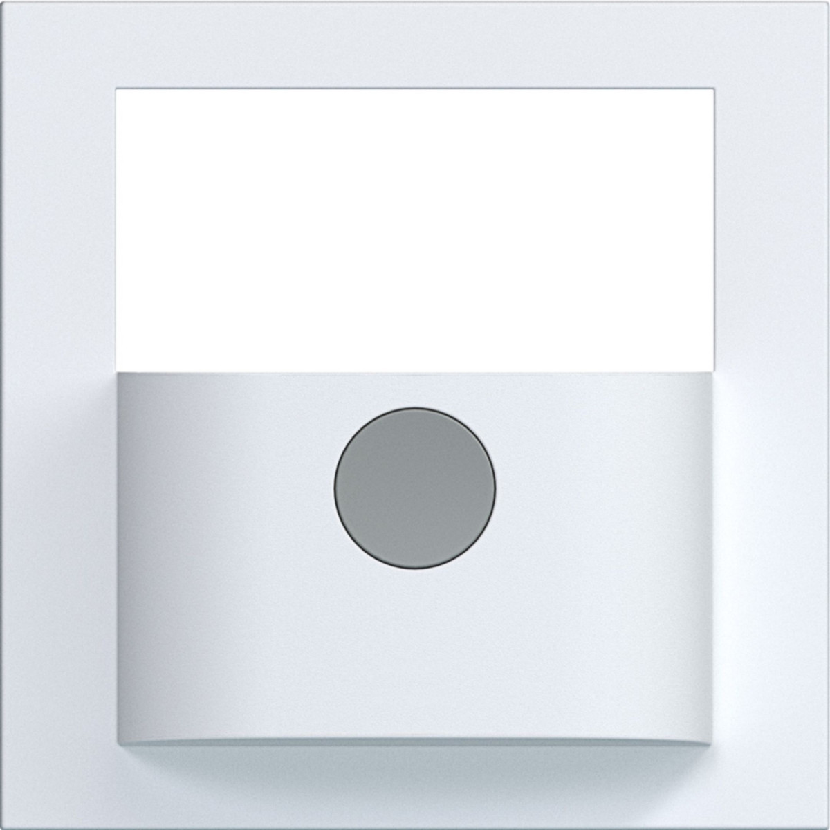 Hager A.x/C.x Afdekking Met knop voor bewegingsmelder, A.X/C.X lichtwit mat