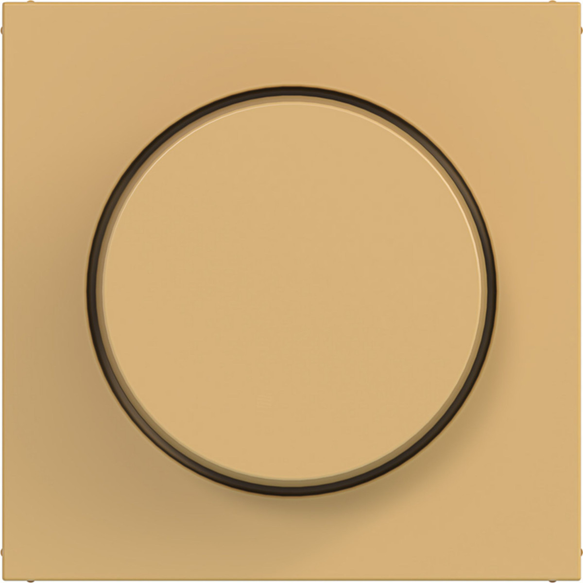 Hager A.x/C.x Afdekking Voor draaidimmer, A.X/C.X, hazel, mat
