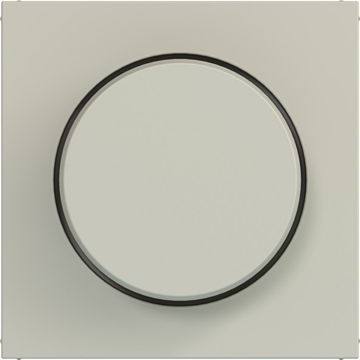 Hager A.x/C.x Afdekking Voor draaidimmer, A.X/C.X, pebble, mat