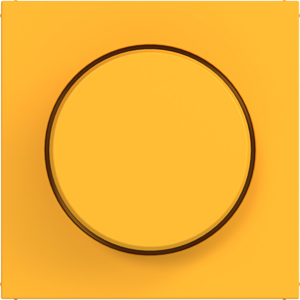 Hager A.x/C.x Afdekking Voor draaidimmer, A.X/C.X, saffron, mat