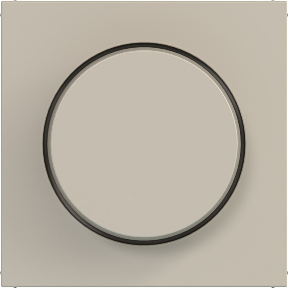 Hager A.x/C.x Afdekking Voor draaidimmer, A.X/C.X, sand, mat