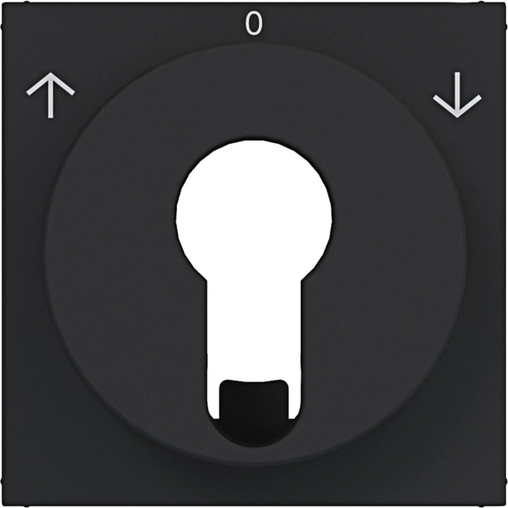 Hager A.x/C.x Centr.PL. jaloezieschak./impulsdr. din-cil. pijlsymb. A.X/C.X ZW. mat