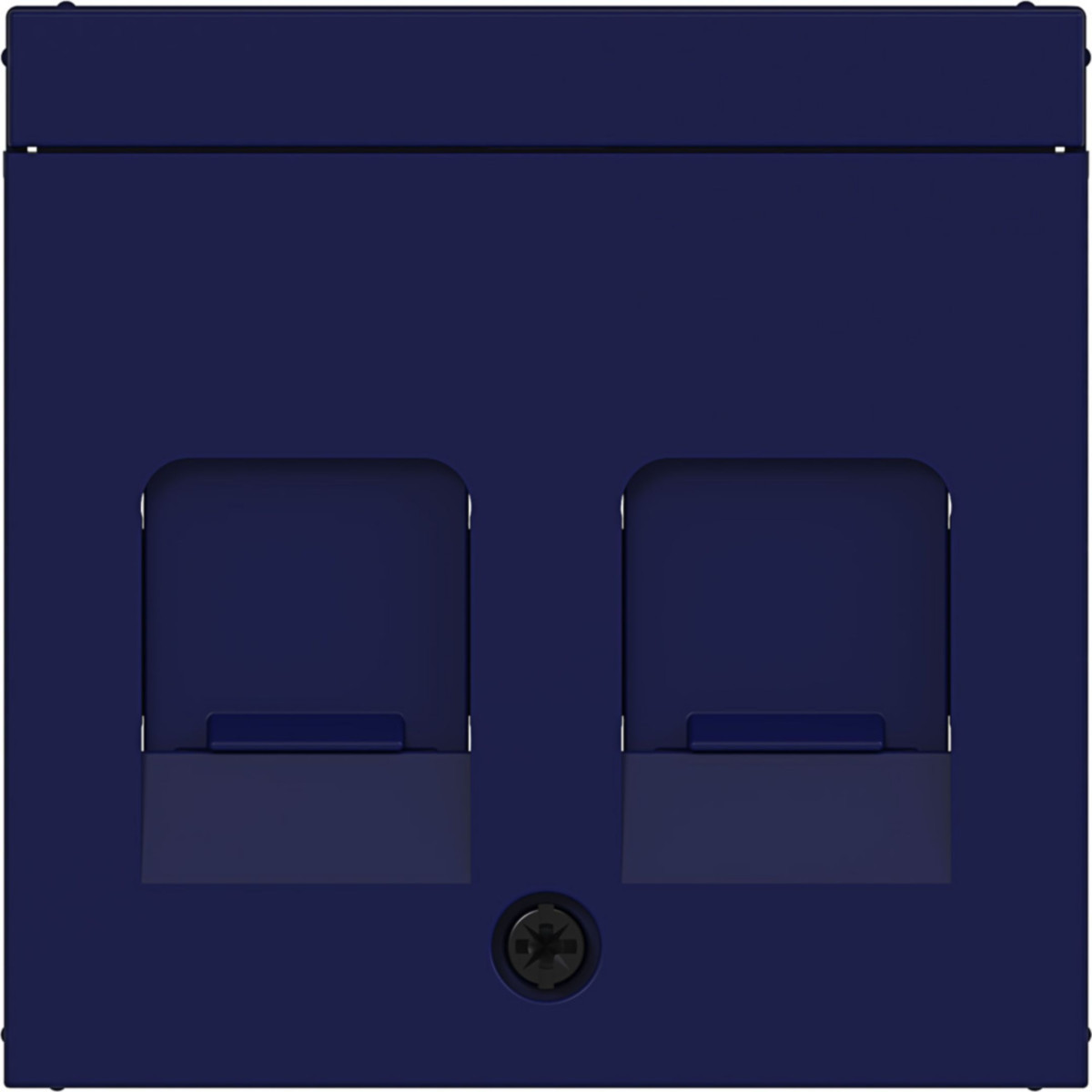 Hager A.x/C.x Centr.PL. keystone 2-V, stofbescherming, tekstv., A.X/C.X, ocean, HFG