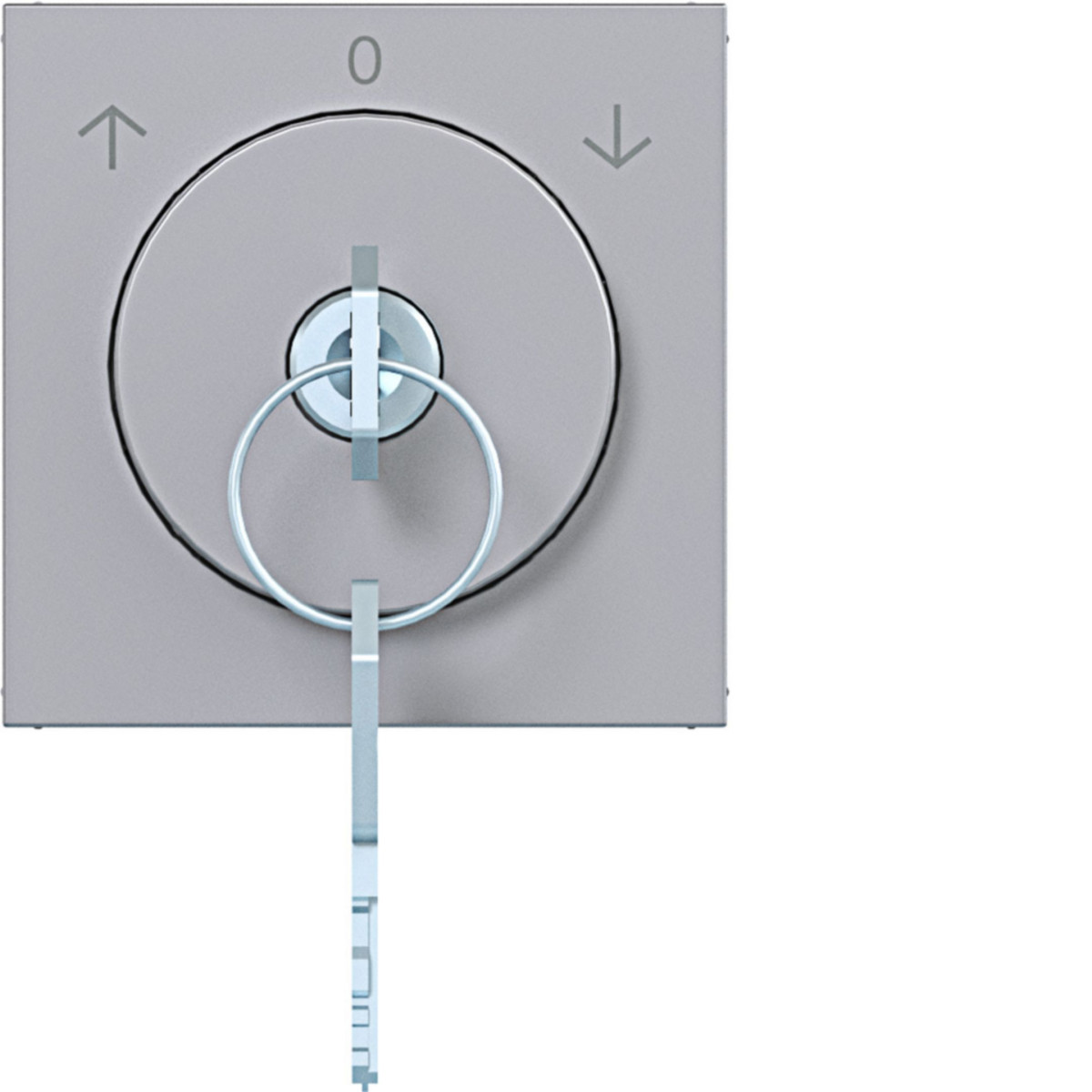 Hager A.x/C.x Centr.PL. sleutelsch. vergr., sleutel verw. 0-pos. A.X/C.X titaan