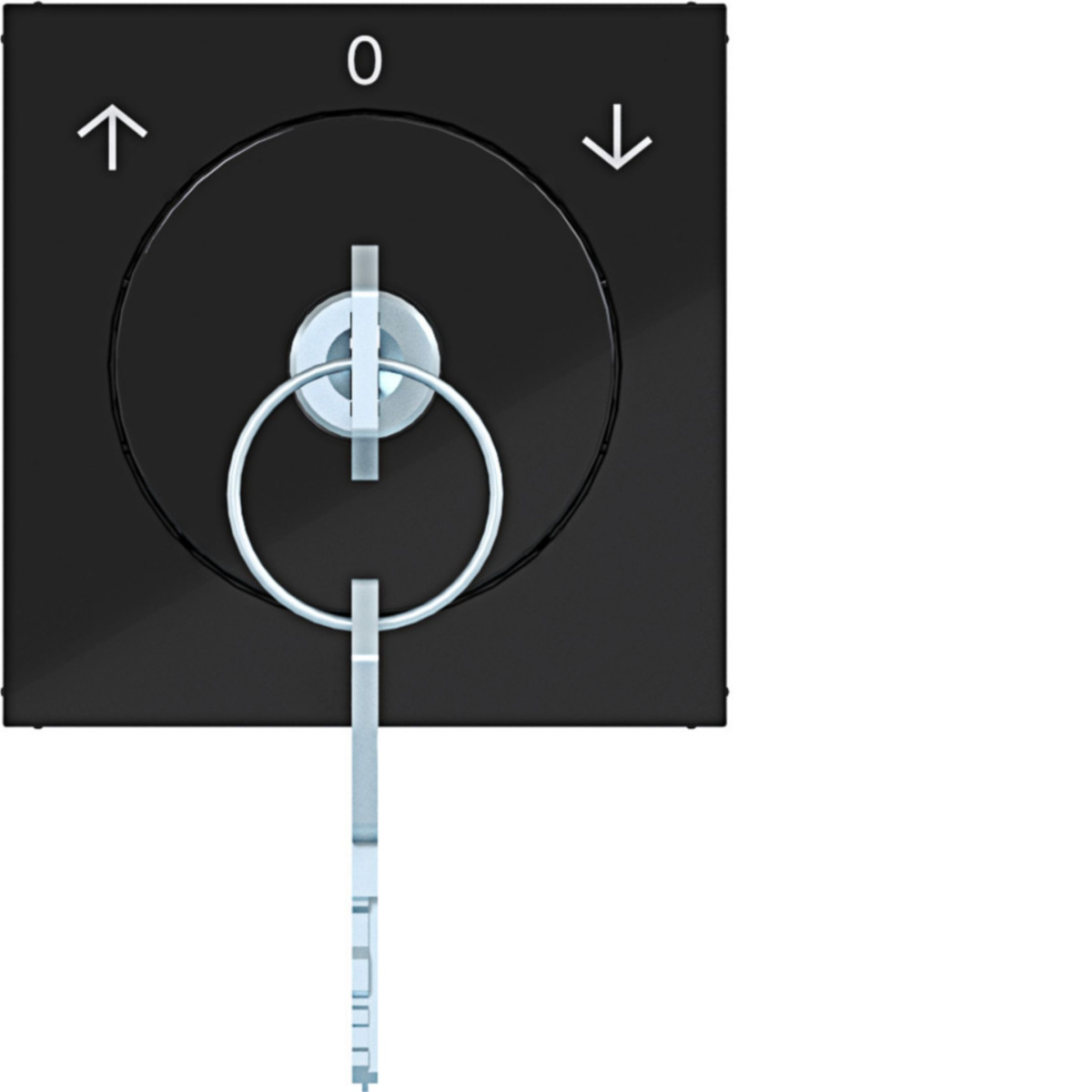 Hager A.x/C.x Centr.PL. sleutelsch. vergr., sleutel verw. 0-pos. A.X/C.X ZW. GL.