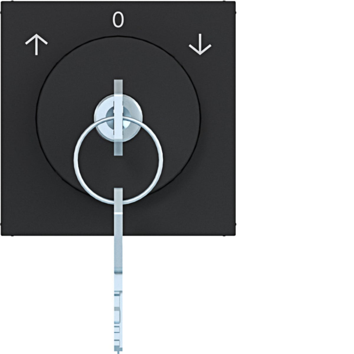 Hager A.x/C.x Centr.PL. sleutelsch .vergr., sleutel verw. 0-pos. A.X/C.X ZW. mat
