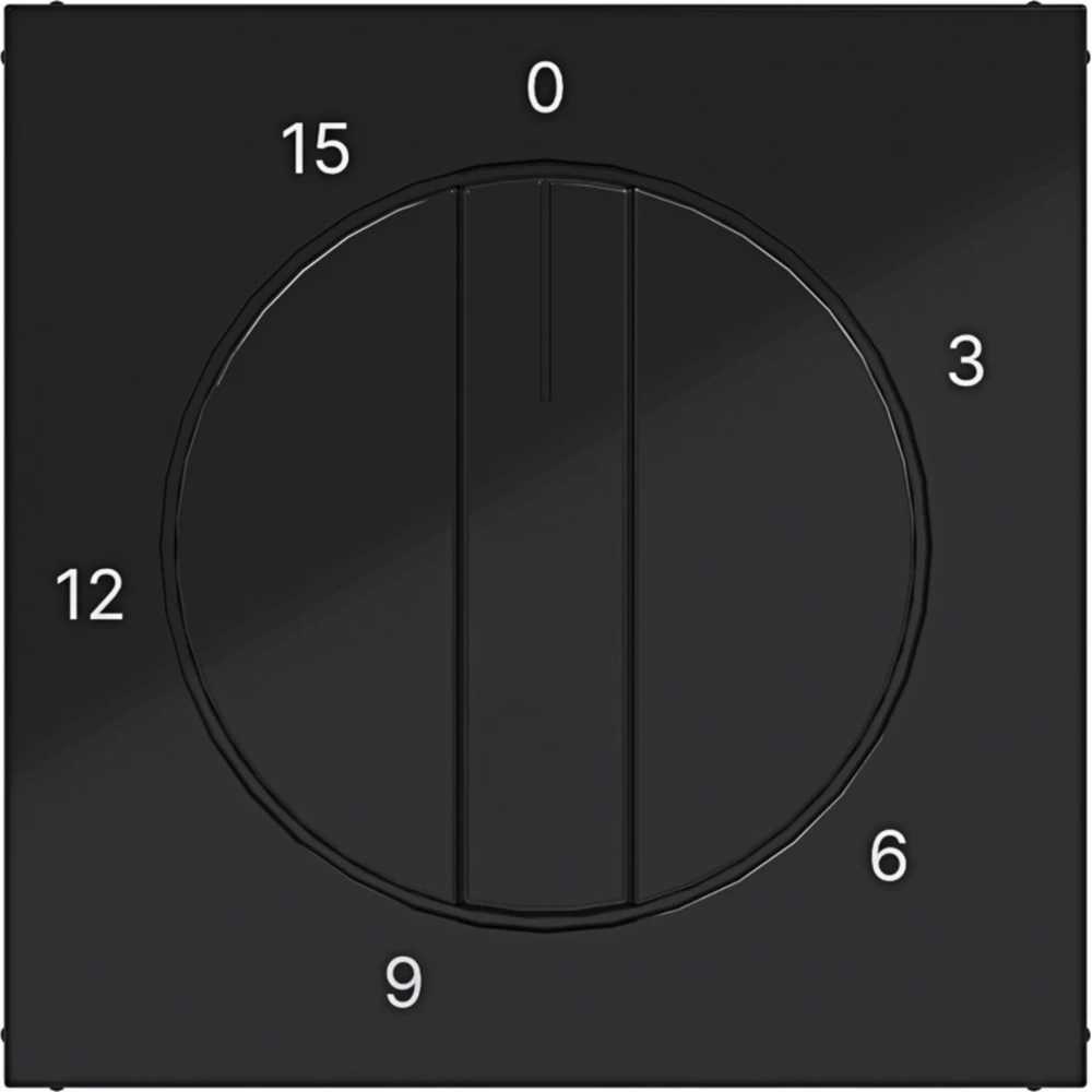 Hager A.x/C.x Centraalpl Mechanische tijdschakelklok 0-15 min., A.X/C.X, zwart GLZ.