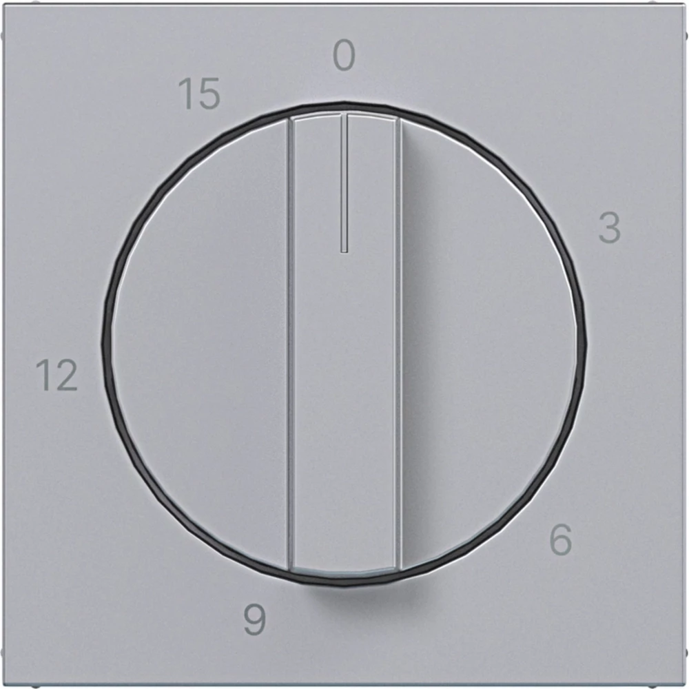 Hager A.x/C.x Centraalpl Voor mechanische tijdschakelklok 0-15 min., A.X/C.X, titaan