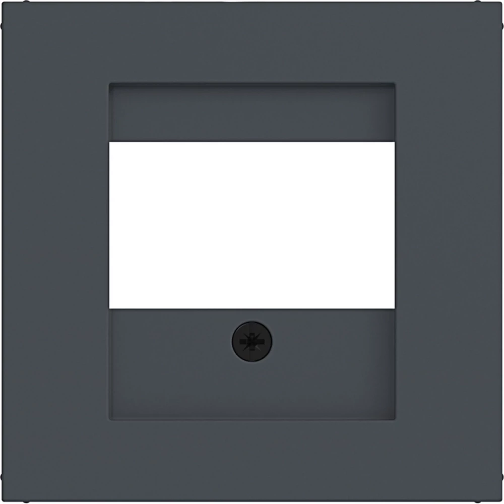 Hager A.x/C.x Centraalplaat Tae, luidspreker, usb, A.X/C.X, antraciet