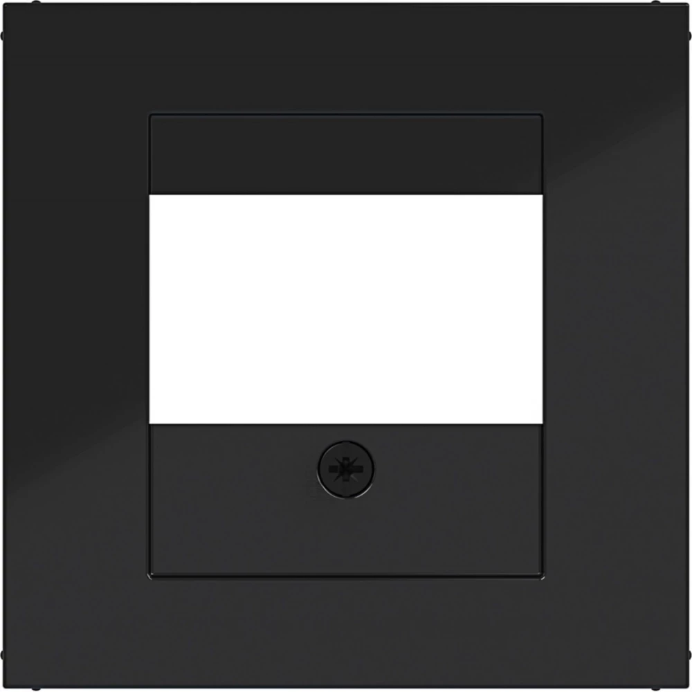 Hager A.x/C.x Centraalplaat Tae, luidspreker, usb, A.X/C.X, nachtzwart glanzend