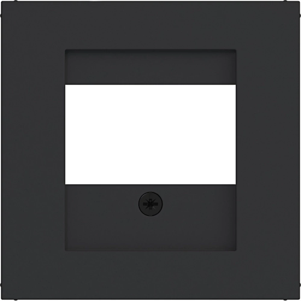 Hager A.x/C.x Centraalplaat Tae, luidspreker, usb, A.X/C.X, nachtzwart mat