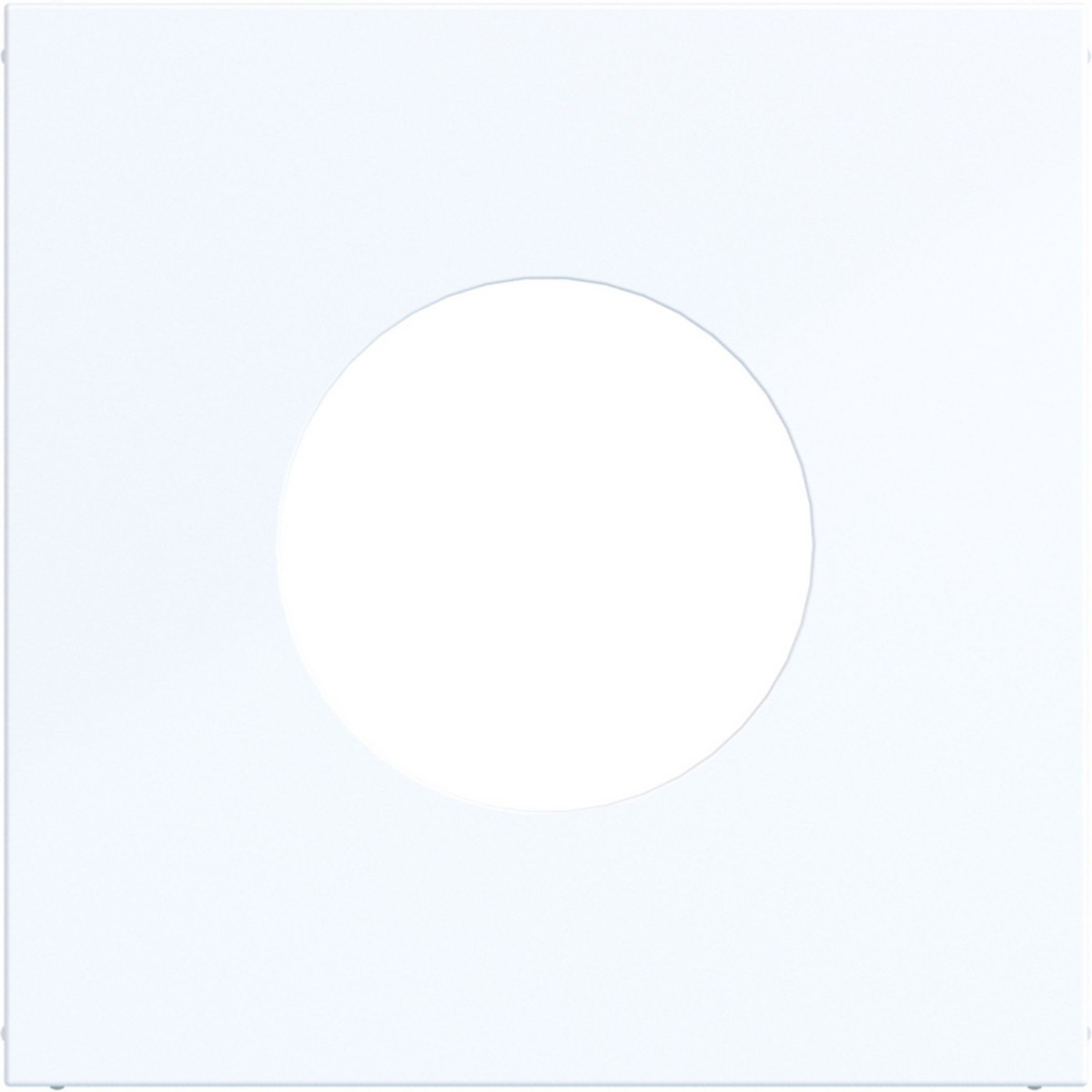 Hager A.x/C.x Centraalplaat Voor drukknop/lichtsignaal e10, A.X/C.X, lichtwit GLZ.