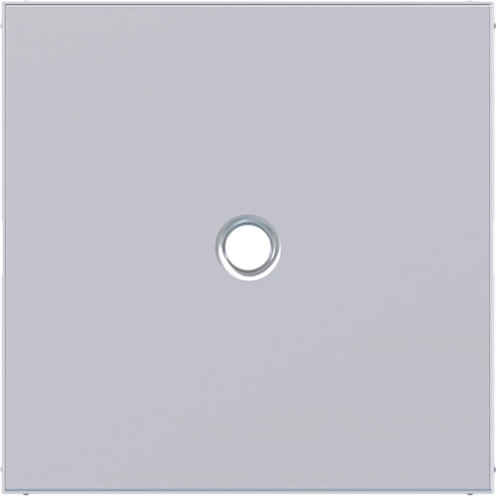 Hager A.x/C.x Centraalplaat Voor schakelaar/impulsdr. met trekk., A.X/C.X, titaan