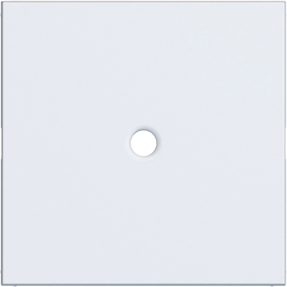 Hager A.x/C.x Centraalplaat Voor schakelaar/impulsdr. met trekk., A.X/C.X, wit mat