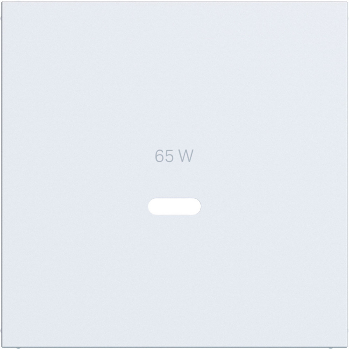 Hager A.x/C.x Centraalplaat Voor usb-C-contactdoos, A.X/C.X, lichtwit mat