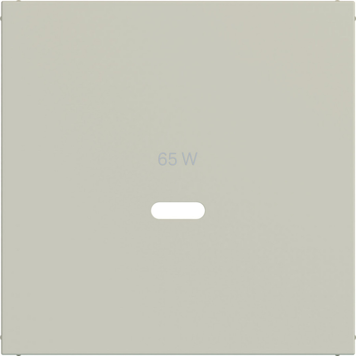 Hager A.x/C.x Centraalplaat Voor usb-C-contactdoos, A.X/C.X, pebble, mat