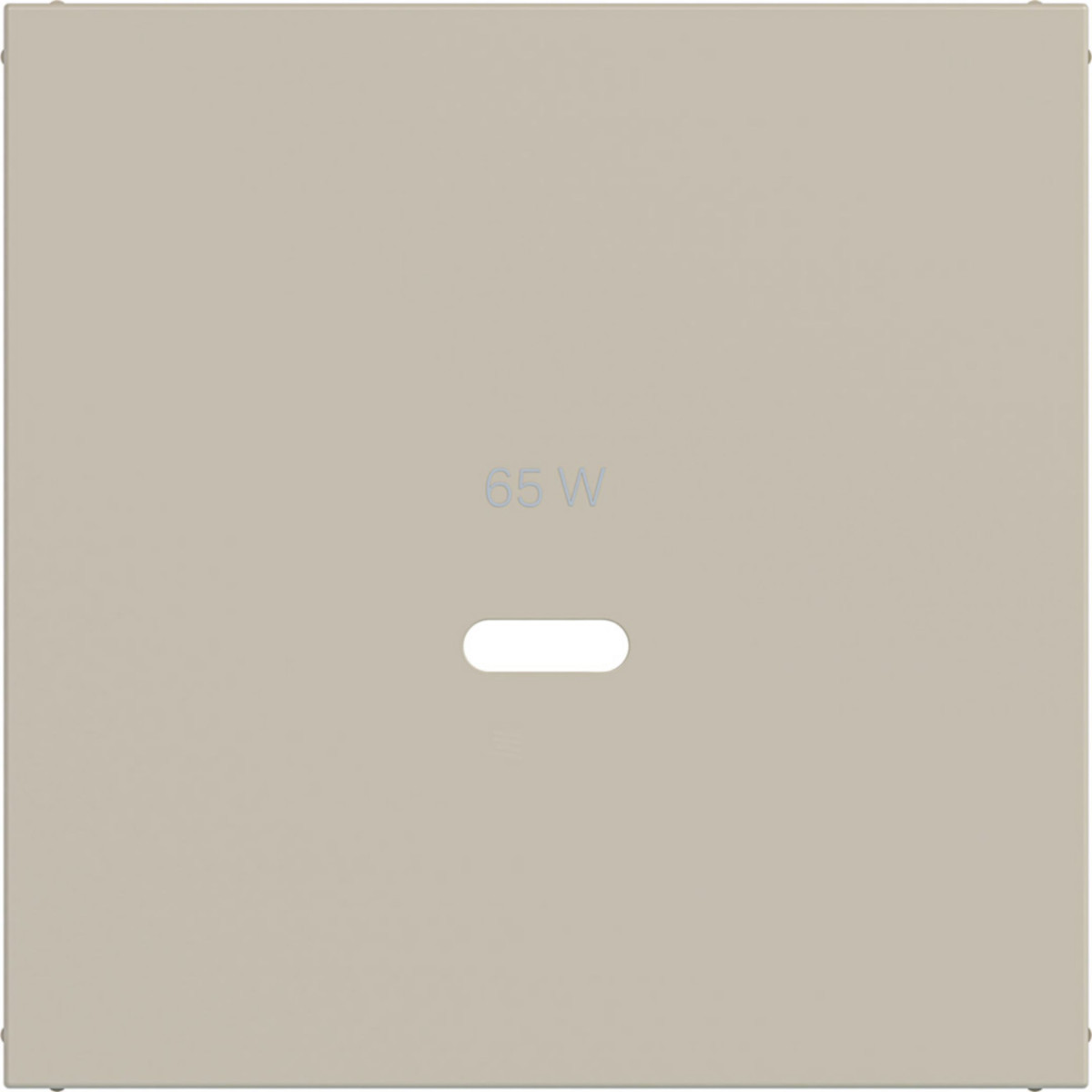 Hager A.x/C.x Centraalplaat Voor usb-C-contactdoos, A.X/C.X, sand, mat