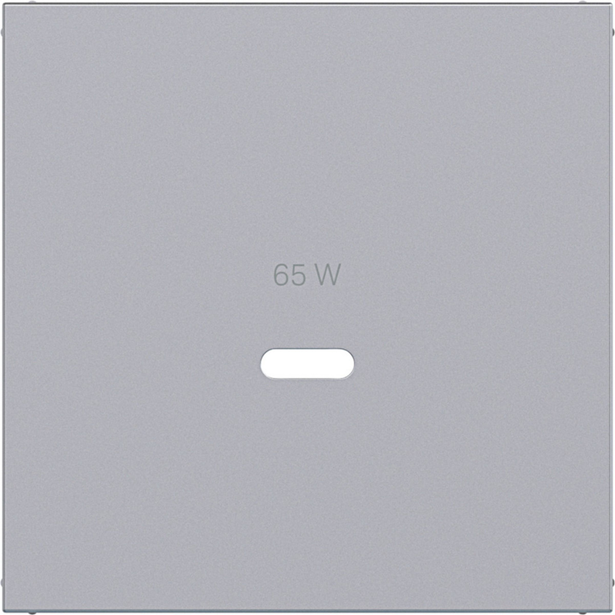 Hager A.x/C.x Centraalplaat Voor usb-C-contactdoos, A.X/C.X, titaan