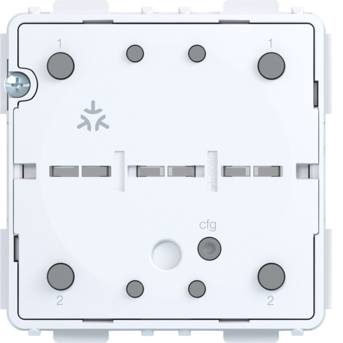 Hager A.x/C.x Drukknop, koppelbaar, 1-voudig, A.X/C.X