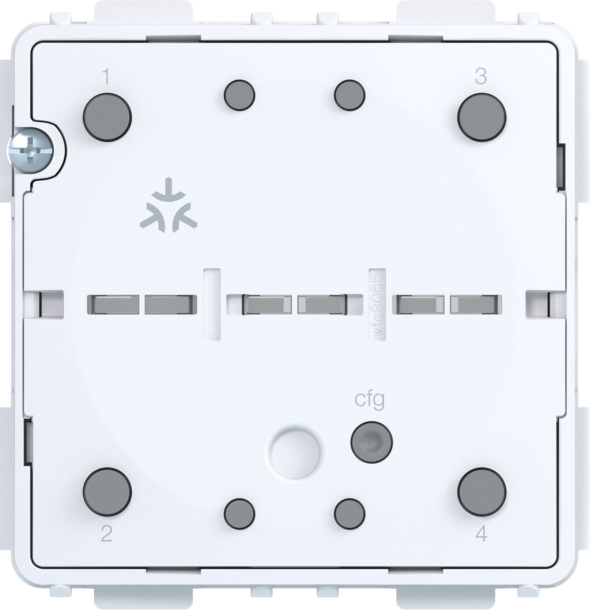 Hager A.x/C.x Drukknop, koppelbaar, 2-voudig, A.X/C.X