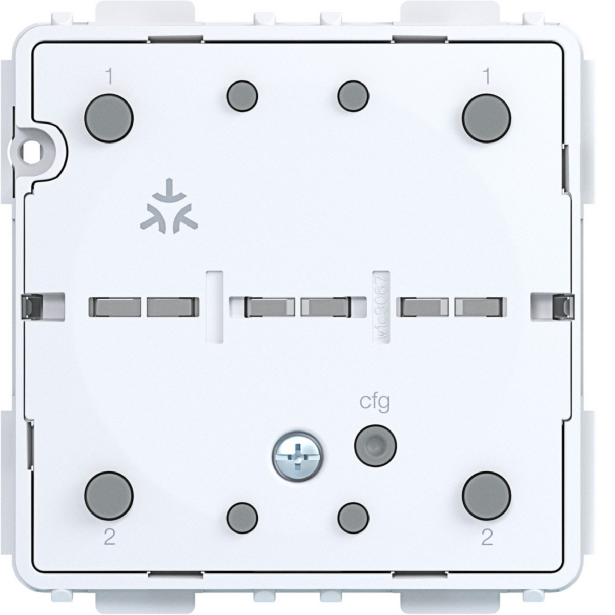 Hager A.x/C.x Drukknop Met batterij, koppelbaar, 1-voudig, opbouw, A.X/C.X