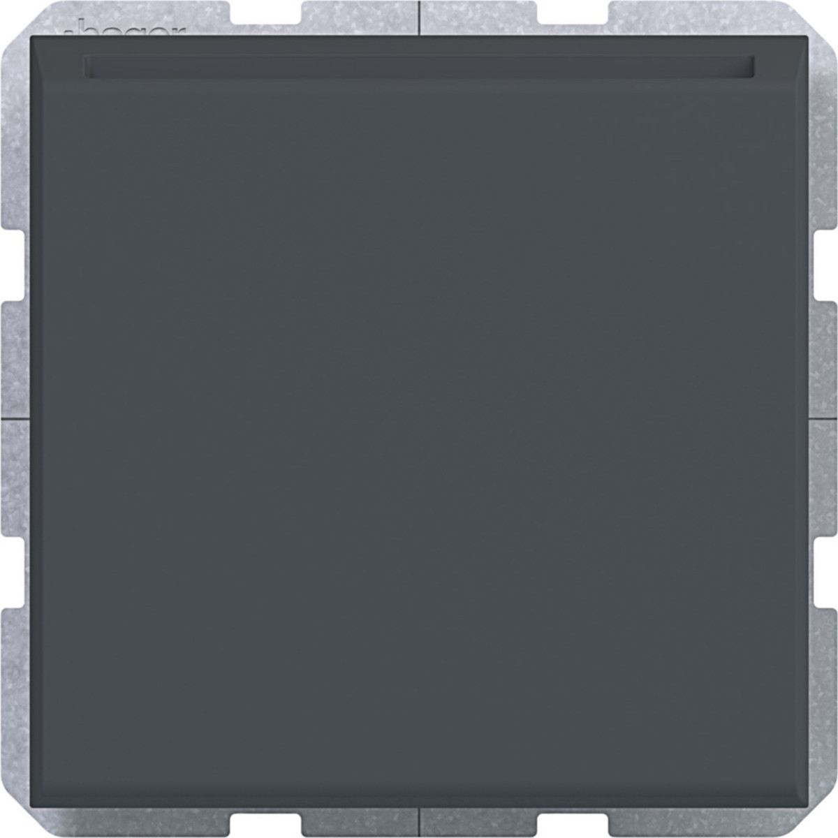 Hager A.x/C.x Elektronische Schakelaar voor hotelkaart, A.X/C.X, antraciet