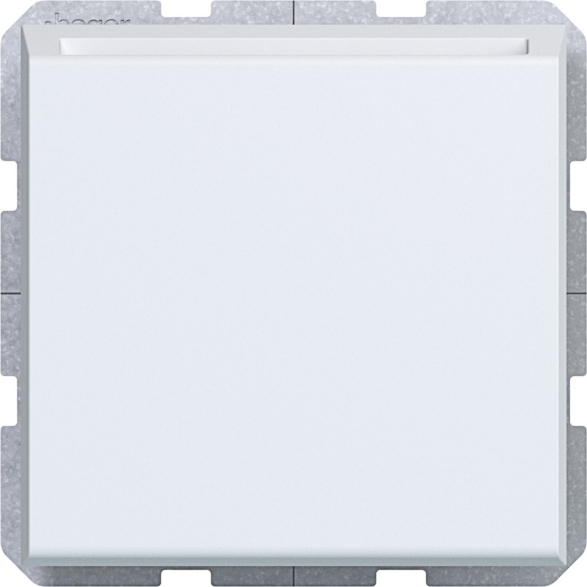 Hager A.x/C.x Elektronische Schakelaar voor hotelkaart, A.X/C.X, lichtwit glanzend