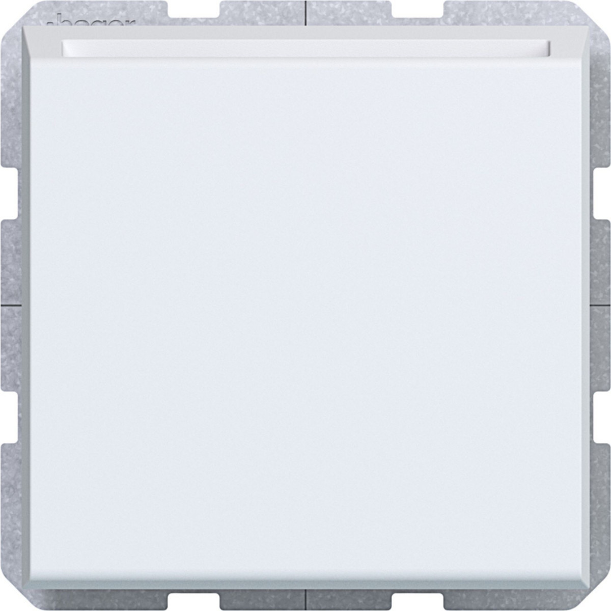 Hager A.x/C.x Elektronische Schakelaar voor hotelkaart, A.X/C.X, lichtwit mat