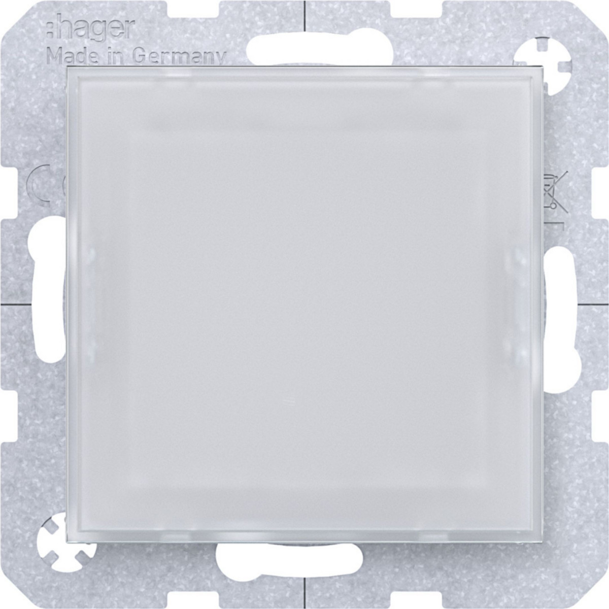 Hager A.x/C.x Led-Seinlicht, rood/groen verlichting, A.X/C.X, lichtwit glanzend