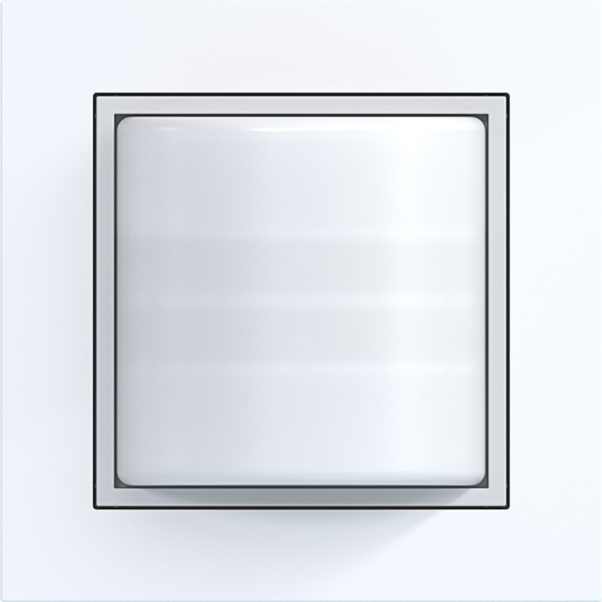 Hager A.x/C.x Pilotsignaal Met afdekraam, A.1, lichtwit glanzend