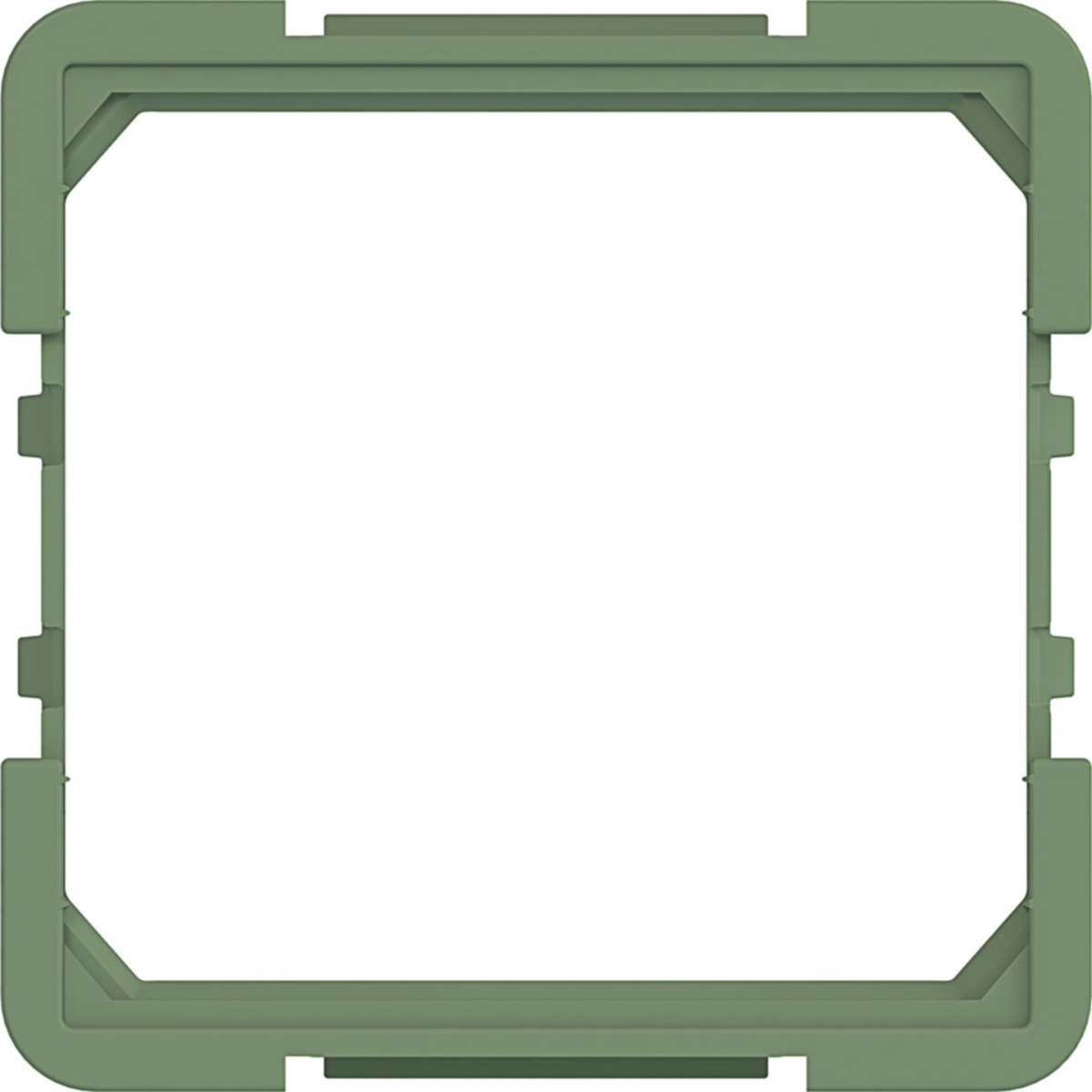 Hager A.x/C.x Tussenring Voor centraalplaat 45 X 45 MM A.X/C.X, aloe, mat