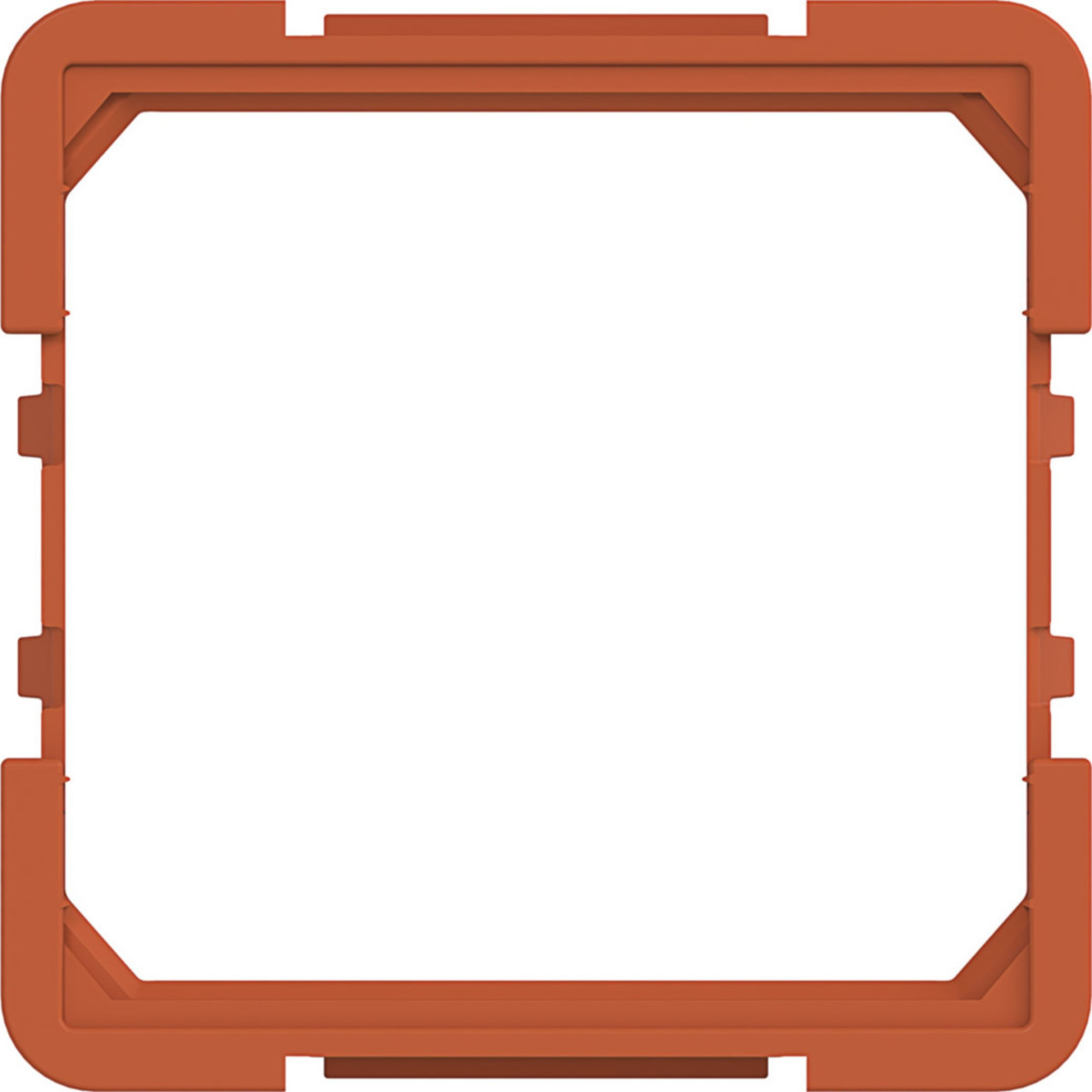 Hager A.x/C.x Tussenring Voor centraalplaat 45 X 45 MM A.X/C.X, canyon, mat