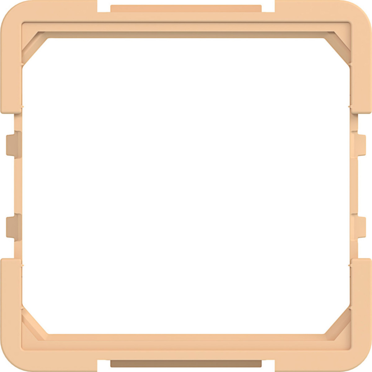 Hager A.x/C.x Tussenring Voor centraalplaat 45 X 45 MM A.X/C.X, petal, mat