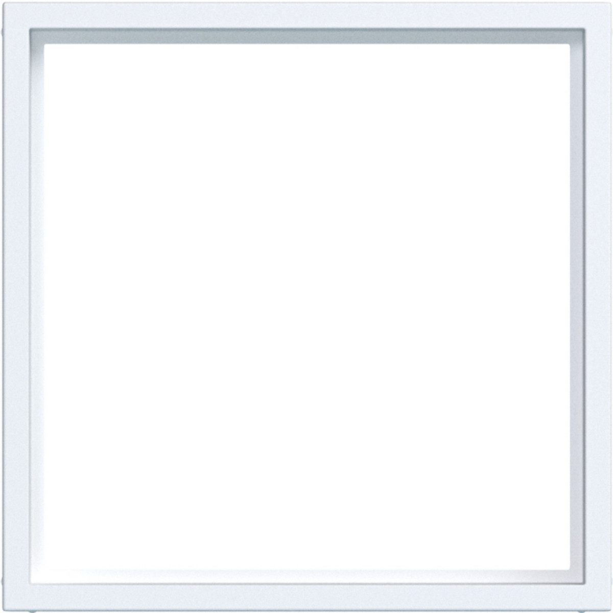 Hager A.x/C.x Tussenring Voor centraalplaat 50 X 50 MM, A.X/C.X, lichtwit mat