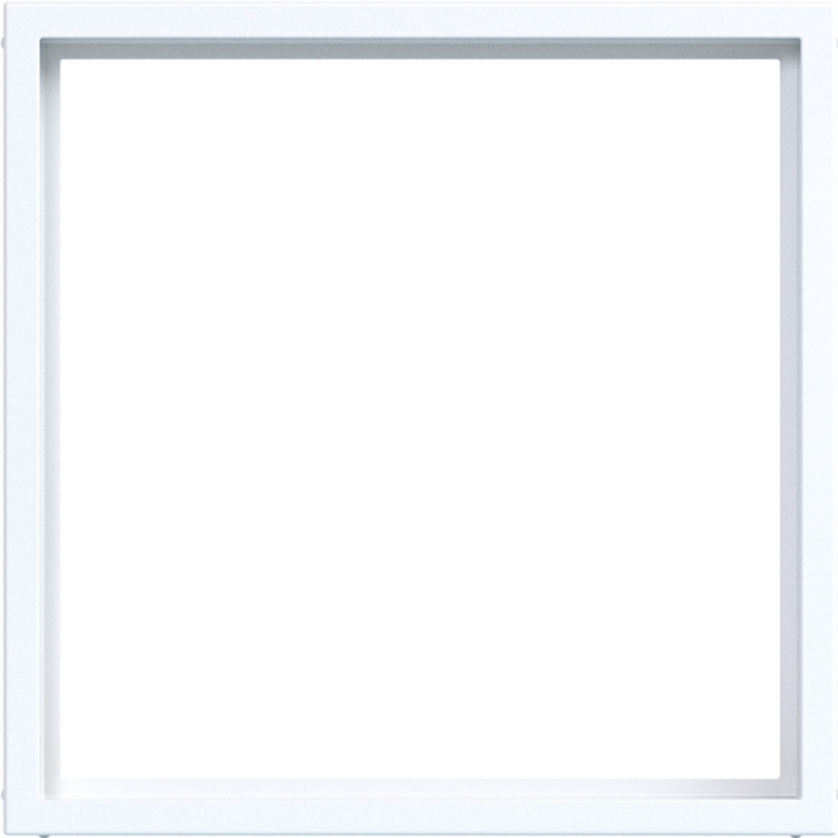 Hager A.x/C.x Tussenring Voor centraalplaat/stuk 50 X 50 MM, A.X/C.X lichtwit GLZ.