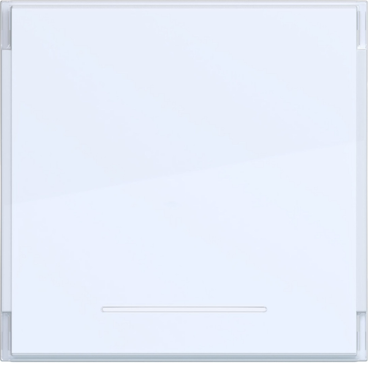 Hager A.x/C.x Wip 1-voudig, groot tekstveld, heldere lens, A.X/C.X, lichtwit mat